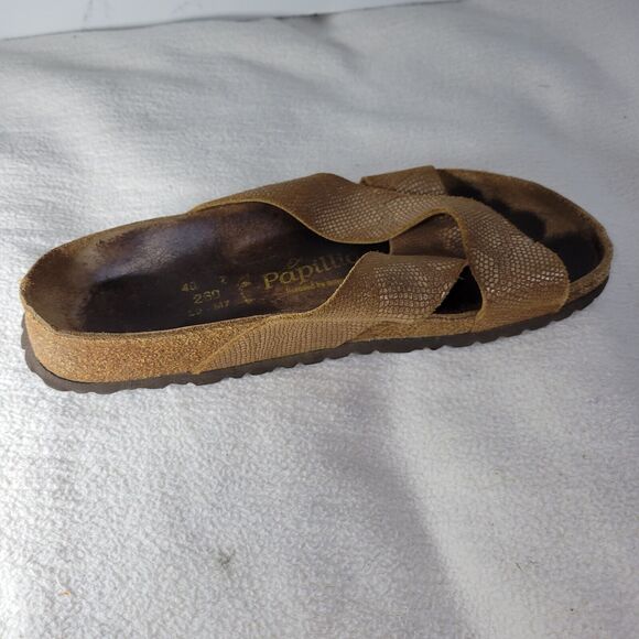 Papillo By Birkenstock Sandals Shoes Womens Size 9 Brown Beach Pool Summer Hippy - Picture 12 of 14